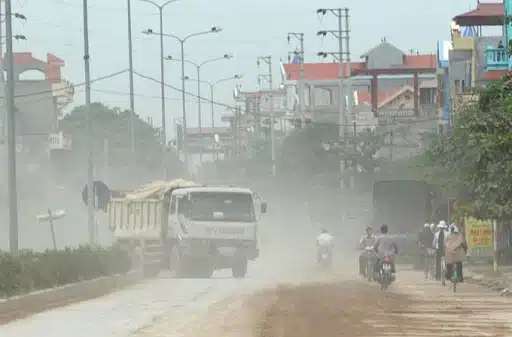 O nhiem khoi bui duong pho