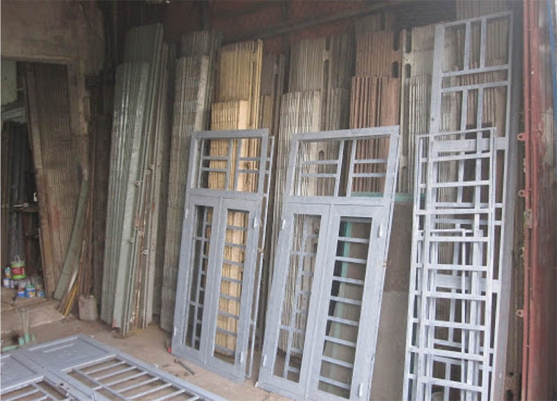 thu mua cửa sắt cũ tại Hà Nội