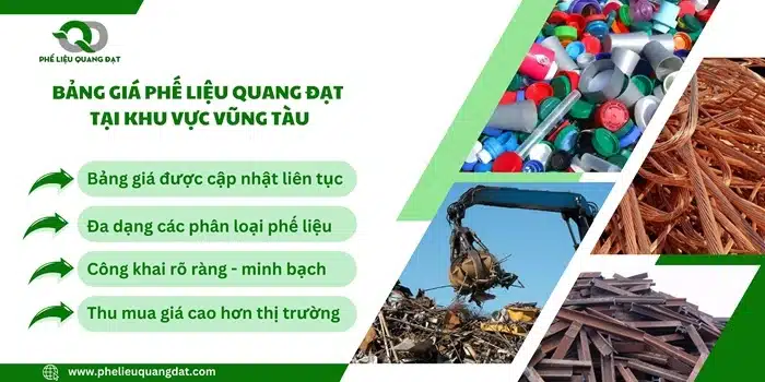 Quang Đạt luôn cập nhật giá các loại phế liệu mỗi ngày giúp khách hàng dễ dàng theo dõi.