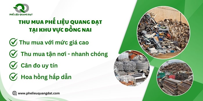 Phế Liệu Quang Đạt là công ty thu mua phế liệu giá cao nhất, uy tín, nhanh chóng tại Bình Dương.