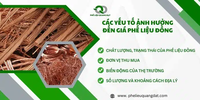 Quang Đạt thu mua phế liệu đồng uy tín, được nhiều khách hàng chọn lựa.