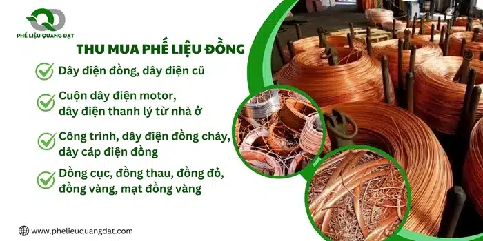 Phân loại phế liệu đồng nhằm mục đích báo giá cho khách hàng một cách chính xác.