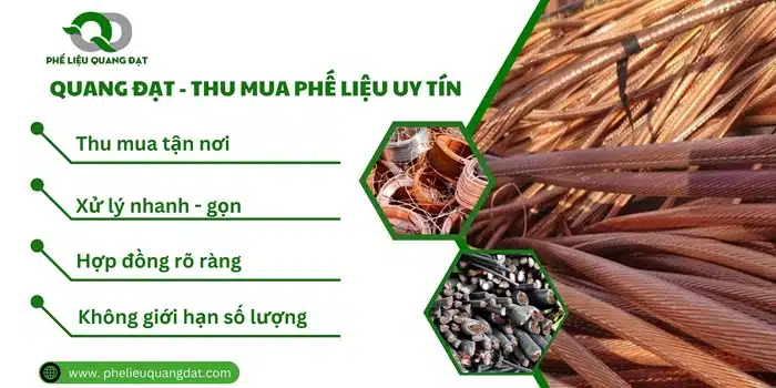 Quang Đạt thu mua dây điện-cáp điện mọi nơi, giá cao, cam kết rõ ràng.