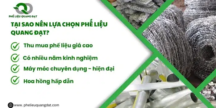 Quang Đạt được biết đến bởi chất lượng và sự uy tín trong nhiều năm qua.