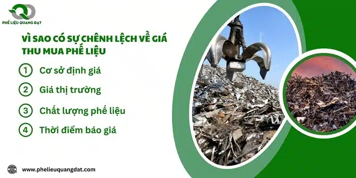 Phế liệu Quang Đạt luôn báo giá đúng với phân loại, cam kết không ép giá.