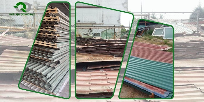 Thu mua phế liệu tôn từ các công trình, kho xưởng với mức giá cao.